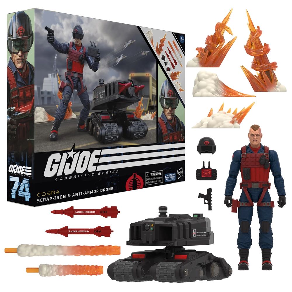 #74 Scrap Iron - Hasbro (GI Joes Classified Series - Cobra) action figure collectible - Main Image 3