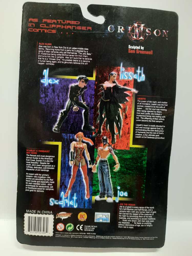 Alex (Preview Exclusive) - Palisades (Crimson: 6”) action figure collectible [Barcode 725130923462] - Main Image 2