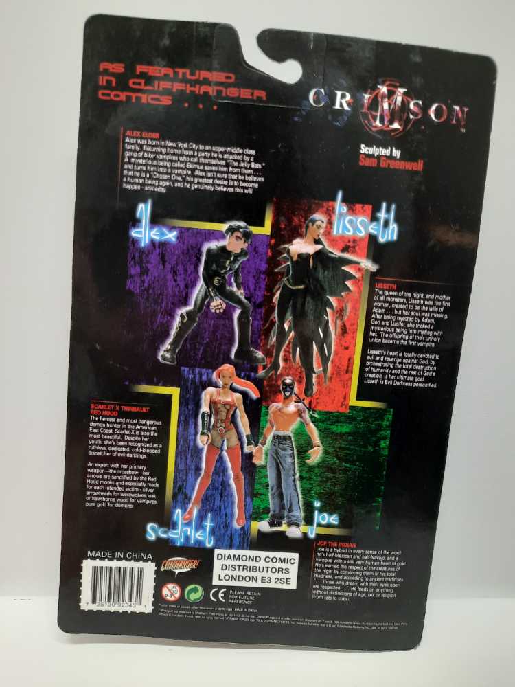 Lisseth (Previews Exclusive) - Palisades (Crimson: 6”) action figure collectible [Barcode 725130923431] - Main Image 2