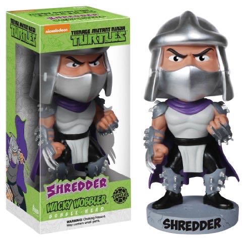 Funko Teenage Mutant Ninja Turtles: Shredder Wacky Wobbler  action figure collectible [Barcode 830395033235] - Main Image 1
