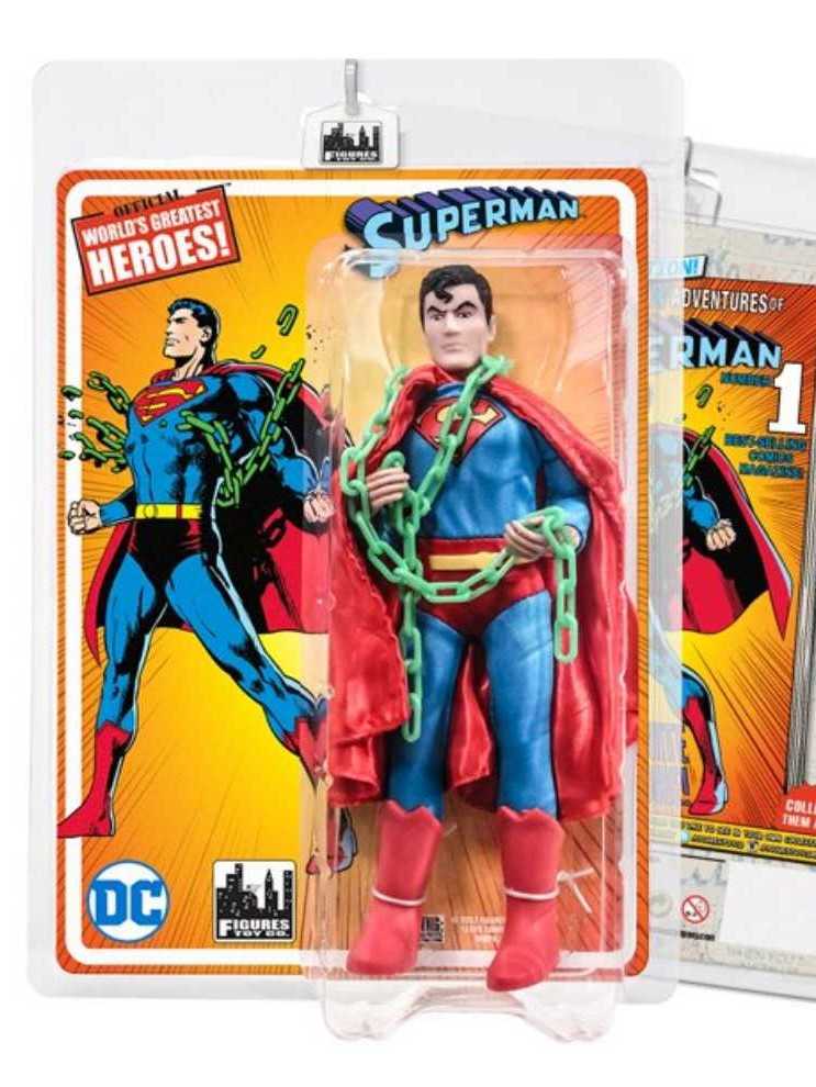 Superman With Green Kryptonite Chain  action figure collectible [Barcode 718347775405] - Main Image 2