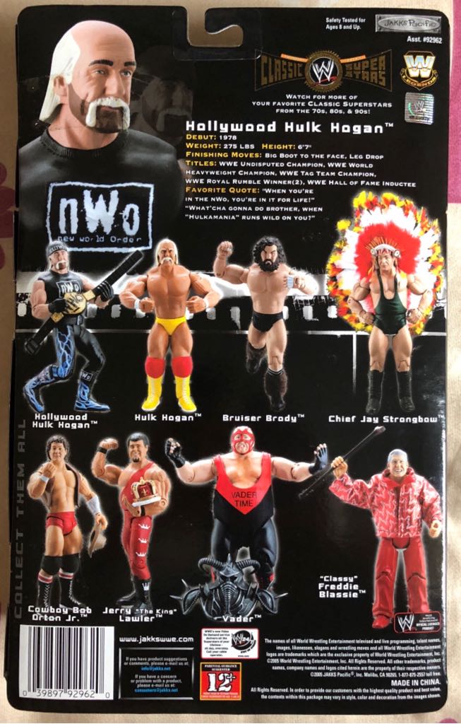 Hollywood Hulk Hogan - Jakks Classic Superstars Series 8 - Jakks Pacific (WWE) action figure collectible - Main Image 2