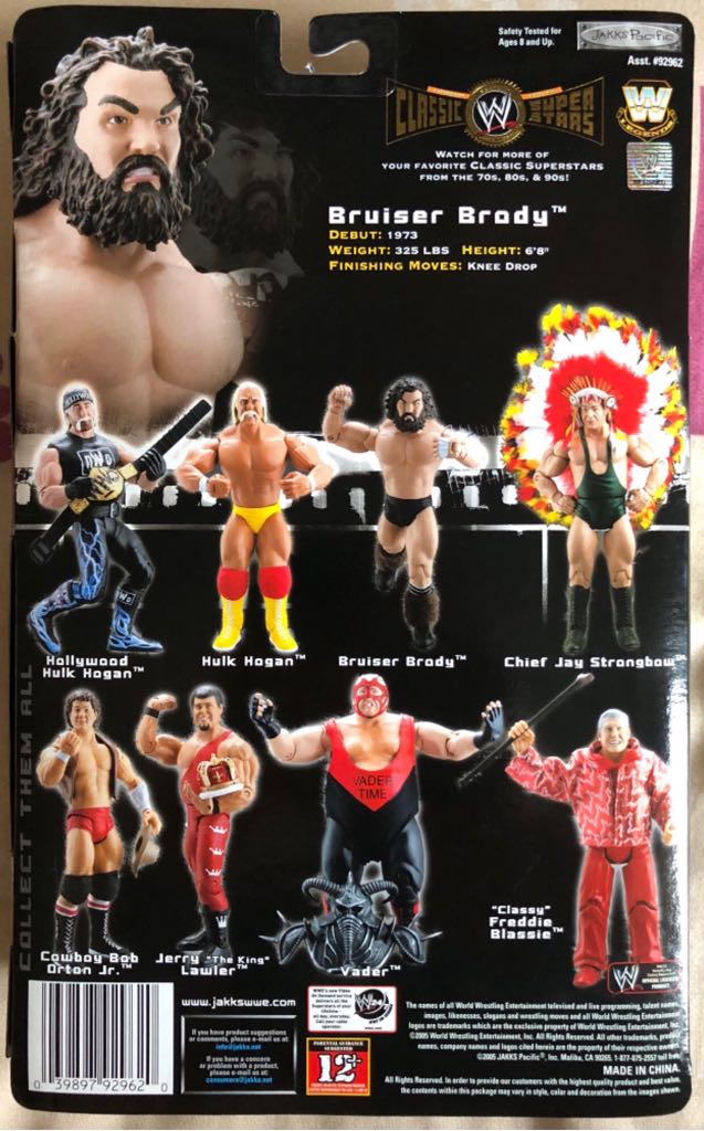 WWE Jakks Classic Superstars Series 8 Bruiser Brody - Jakks Pacific action figure collectible - Main Image 2