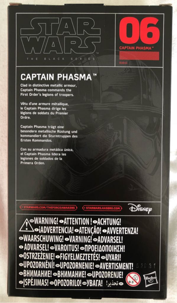 Star Wars The Black Series Red 06 Captain Phasma - Disney/Hasbro action figure collectible - Main Image 2