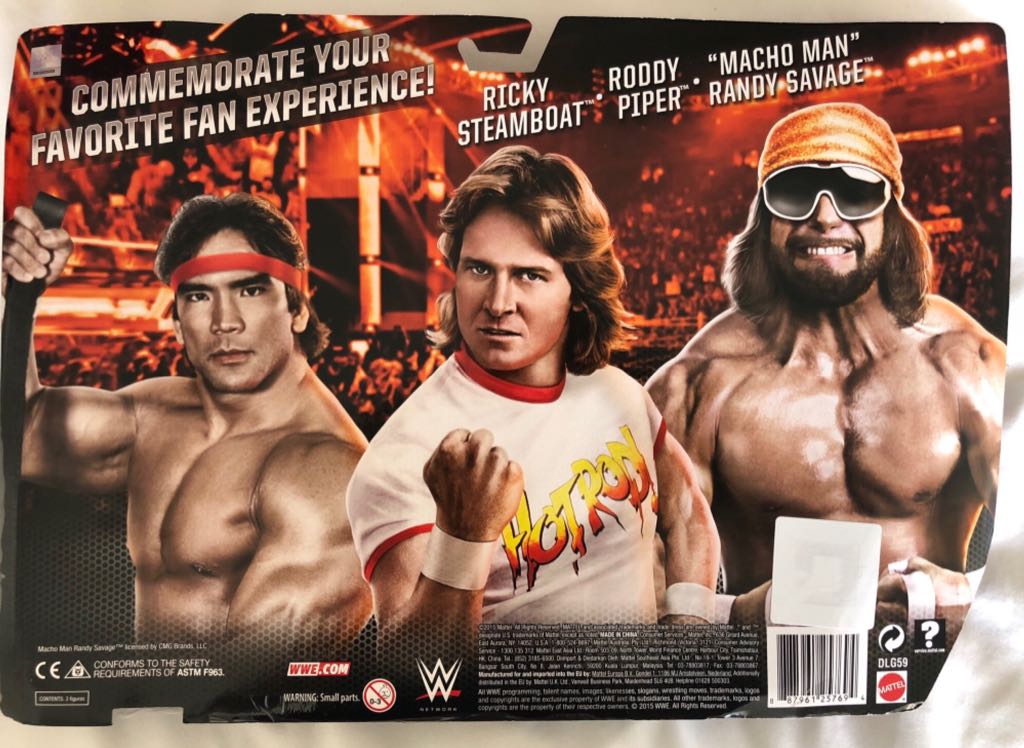 WWE 80’s Champs - Mattel (WWE Fan Central) action figure collectible [Barcode 887961257694] - Main Image 2