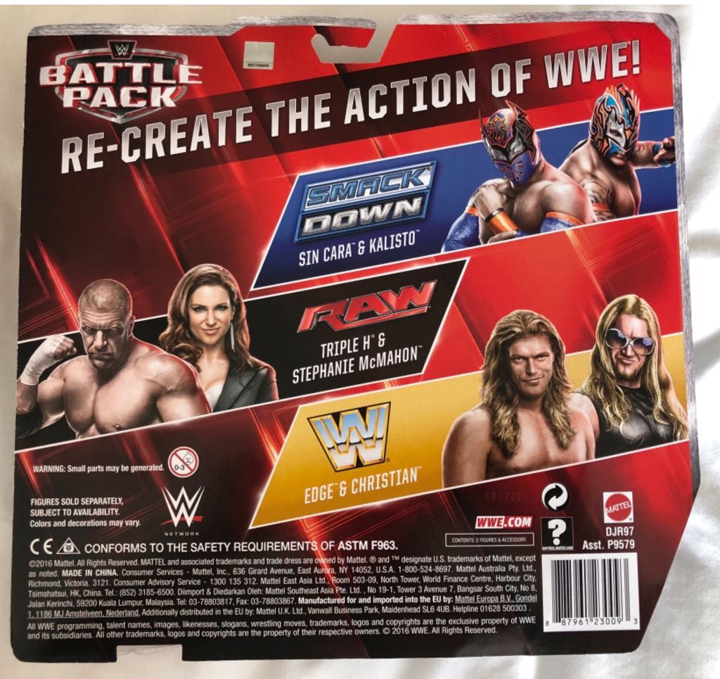 WWE Mattel Battle Pack Series 42 Sin Cara & Kalisto - Mattel action figure collectible [Barcode 887961230093] - Main Image 2