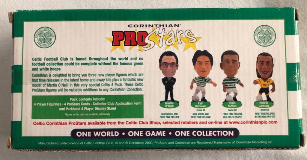 Corinthian ProStars - Celtic - 4 Pack - Corinthian action figure collectible [Barcode 5029310536035] - Main Image 2