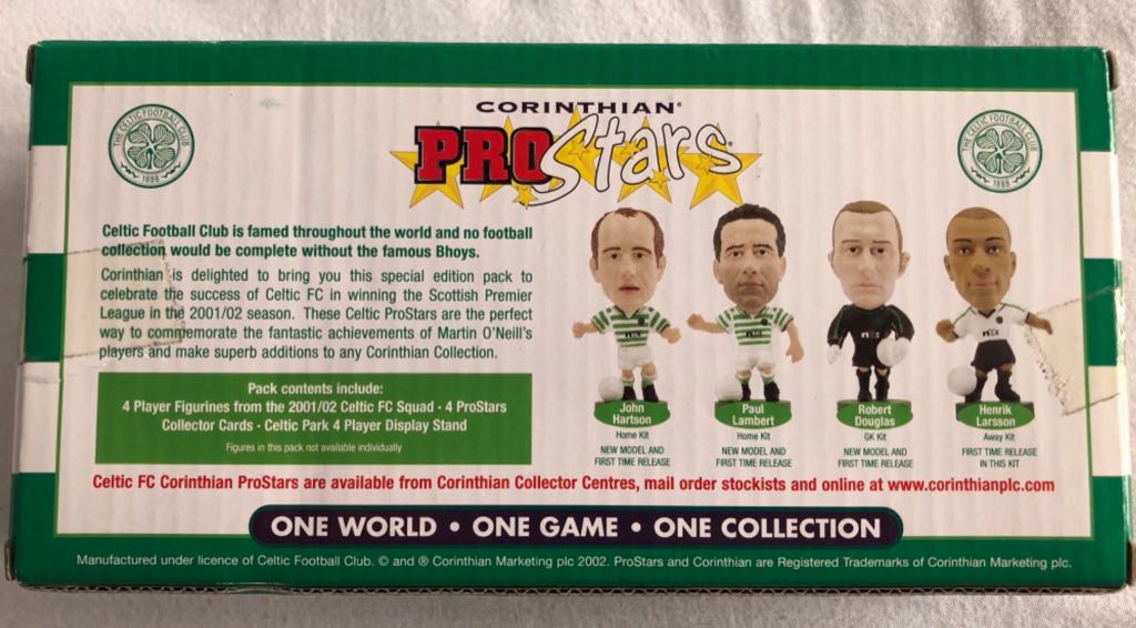 Corinthian ProStars - Celtic - Champions Celebration 4 Pack - Corinthian action figure collectible [Barcode 5029310547505] - Main Image 2