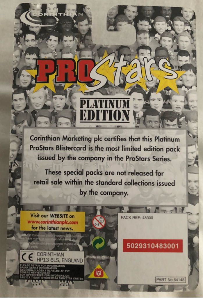 Corinthian ProStars Platinum Edition - Celtic - Eyal Berkovic - Corinthian action figure collectible [Barcode 5029310483001] - Main Image 2