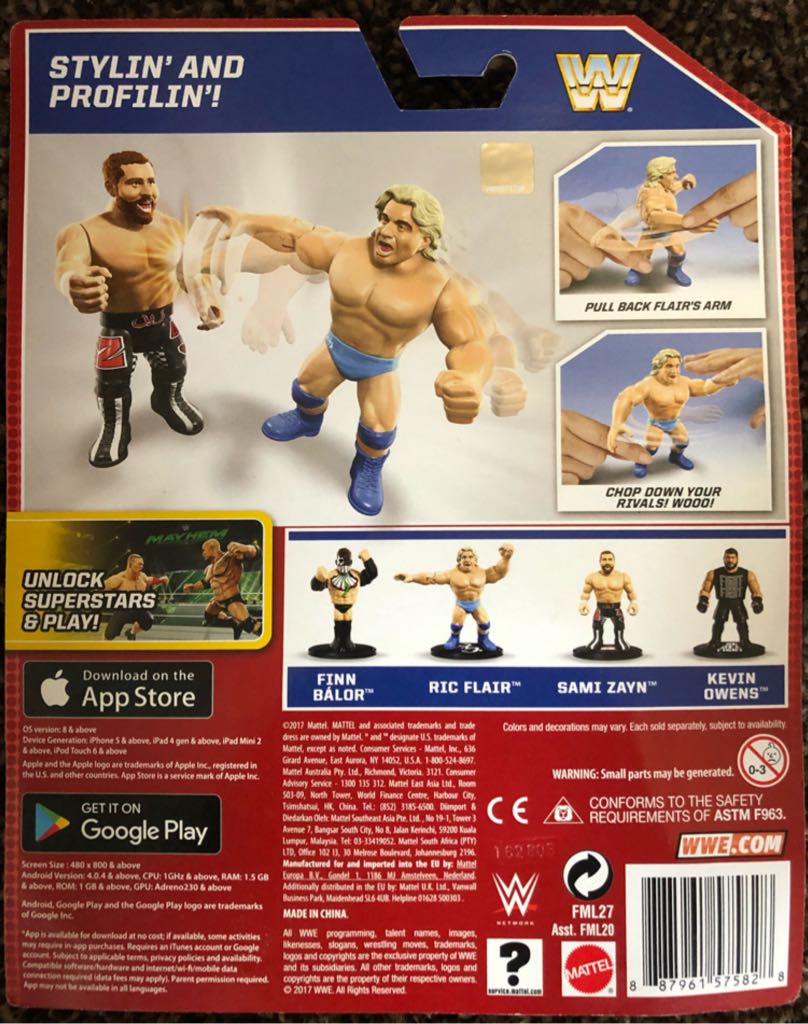 Ric Flair - Mattel action figure collectible [Barcode 887961575828] - Main Image 2