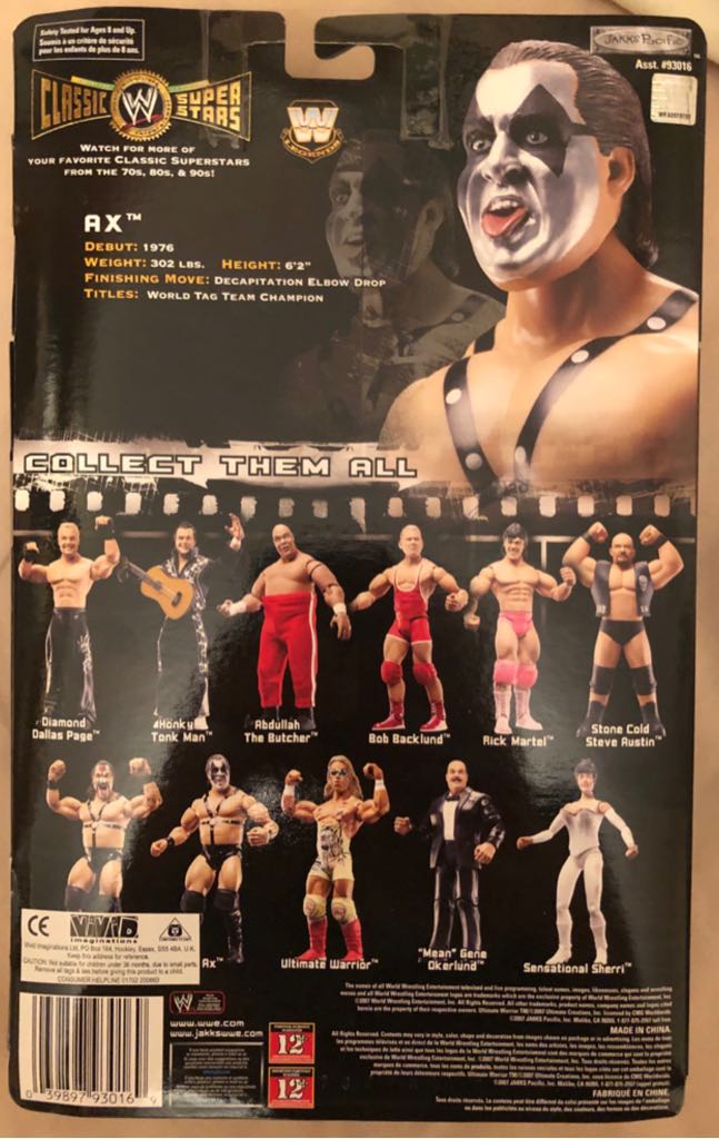 WWE Jakks Classic Superstars Series 14 Demolition Ax - Jakks Pacific action figure collectible - Main Image 2