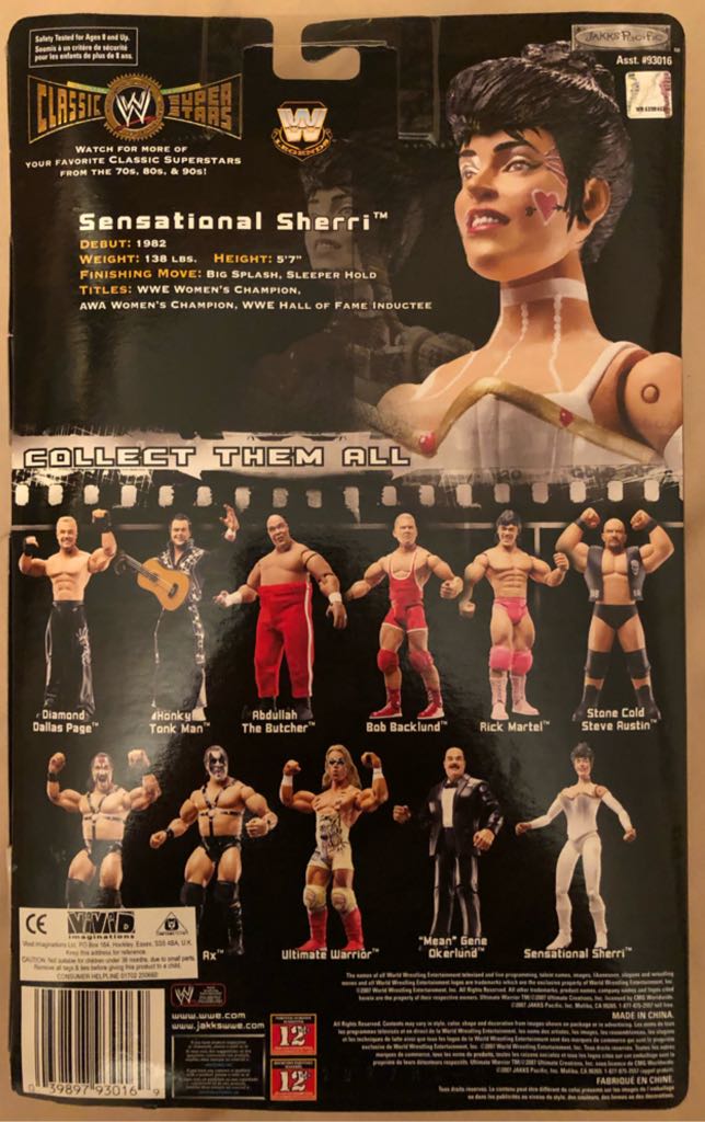 WWE Jakks Classic Superstars Series 14 Sensational Sherri - Jakks Pacific action figure collectible - Main Image 2