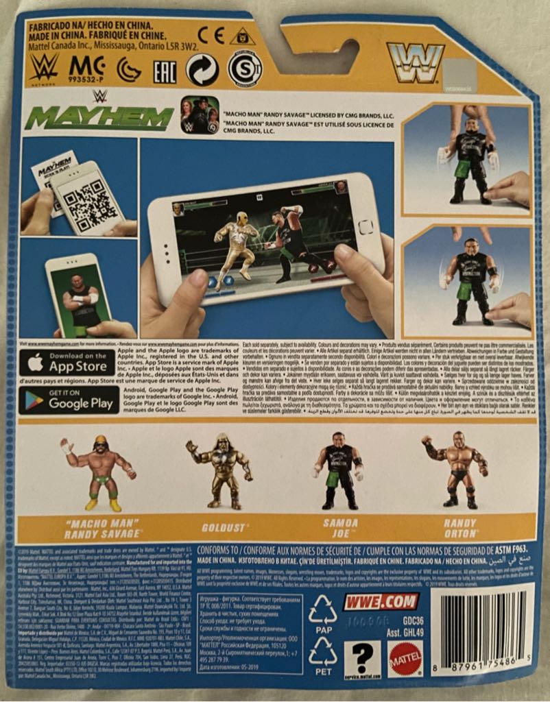 Samoa Joe - Mattel action figure collectible [Barcode 887961754865] - Main Image 2