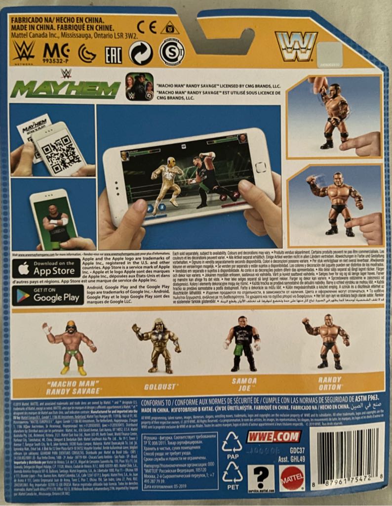 Randy Orton - Mattel (WWE Retro Series 9) action figure collectible [Barcode 887961754728] - Main Image 2