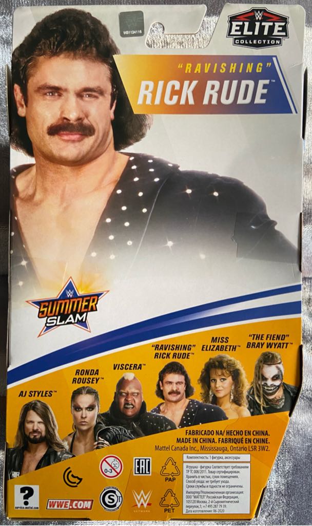 WWE Mattel Elite SummerSlam 2020 Series “Ravishing” Rick Rude Chase Variant - Mattel action figure collectible - Main Image 2