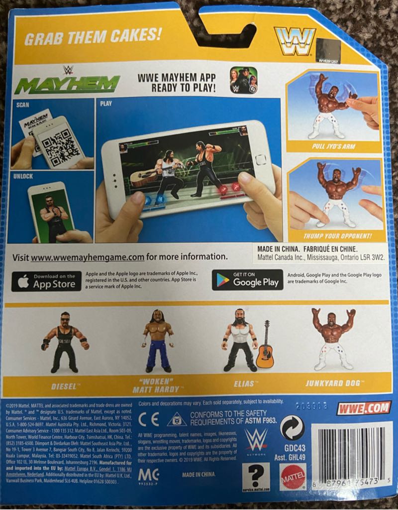 Junkyard Dog - Mattel action figure collectible [Barcode 887961754735] - Main Image 2