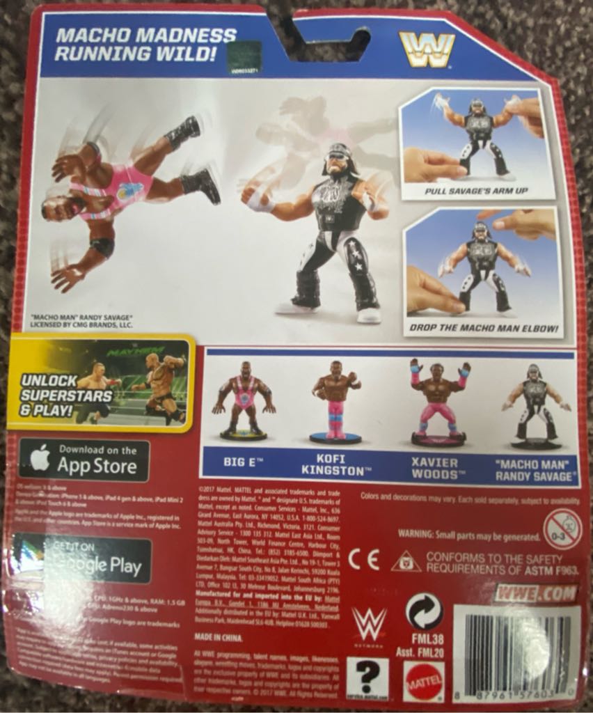 WWE Retro - Macho Man Series 5 - Mattel (Wwe Mattel) action figure collectible [Barcode 887961576030] - Main Image 2