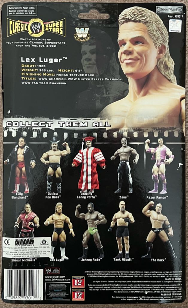 Wwe Jakks Classic Superstars Series 15 Lex Luger Loose Figure - Jakks Pacific (WWE Classic Superstars) action figure collectible - Main Image 2