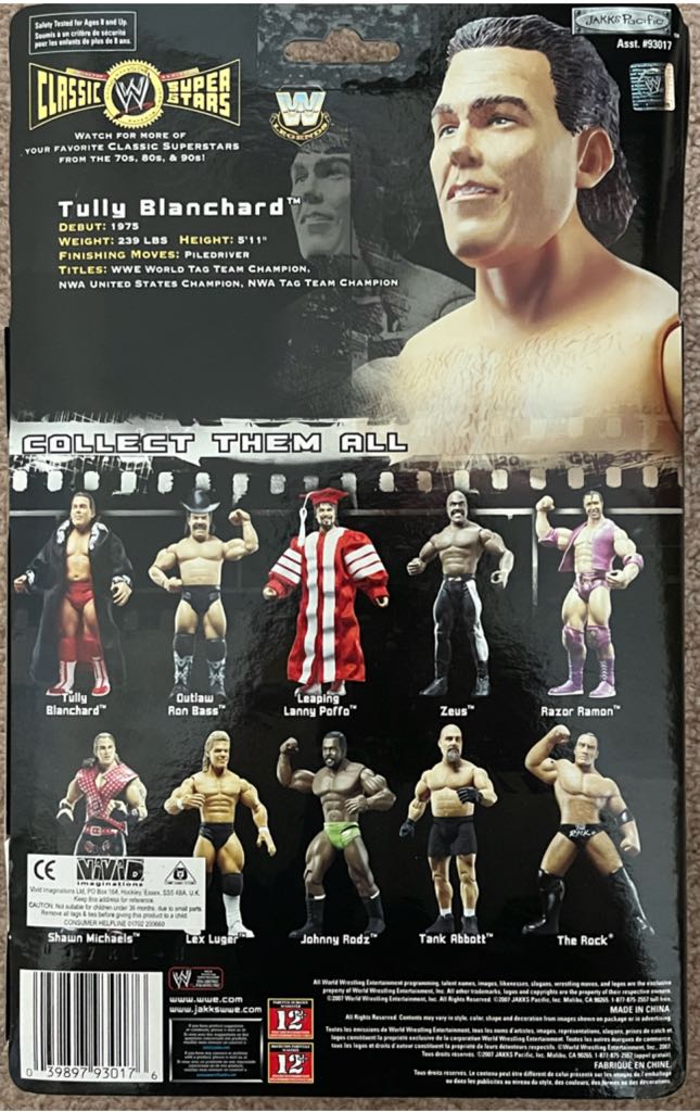 WWE Jakks Classic Superstars Series 15 Tully Blanchard - Jakks Pacific (WWE Classic Superstars) action figure collectible - Main Image 2