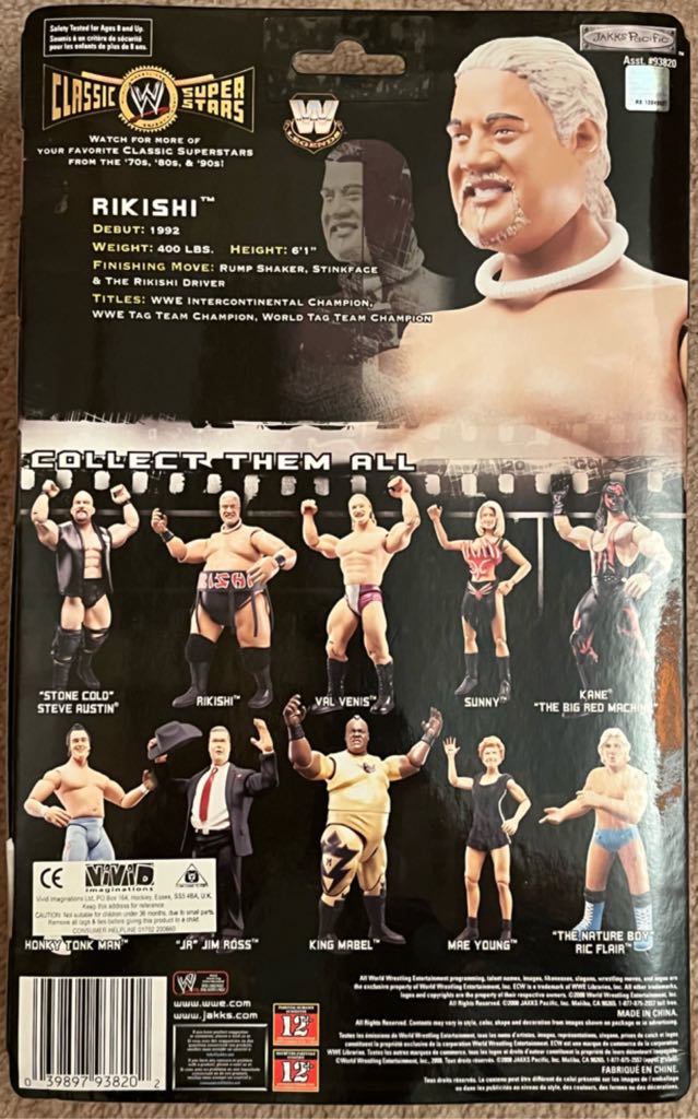 WWE Jakks Classic Superstars Series 18 Rikishi - Jakks Pacific (WWE Classic Superstars) action figure collectible - Main Image 2
