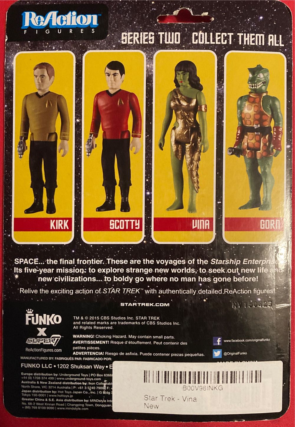Amazon.com: Funko Reaction: Star Trek Vina Action Figure - Funko action figure collectible - Main Image 2