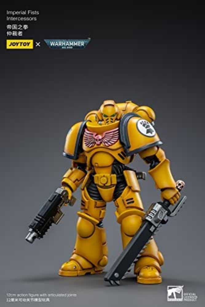 Joytoy Warhammer 40k : Imperial Fists Intercessors - Joy Toy (Warhammer 40,000) action figure collectible [Barcode 6973130373327] - Main Image 2