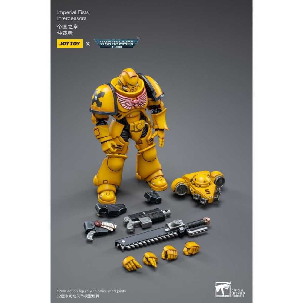Joytoy Warhammer 40k : Imperial Fists Intercessors - Joy Toy (Warhammer 40,000) action figure collectible [Barcode 6973130373327] - Main Image 3