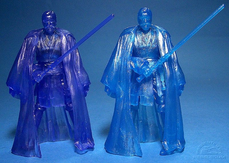 Obi-Wan Kenobi (Holographic) - Star Wars The Saga Collection - Hasbro (Star Wars) action figure collectible [Barcode 653569219033] - Main Image 3