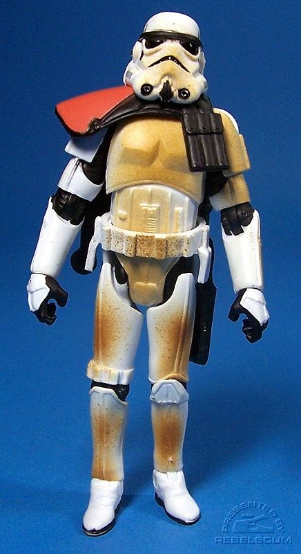 Sandtrooper II (Squad Leader, Dirty) - Hasbro (2007-2008 The 30th Anniversary Saga Legends) action figure collectible [Barcode 653569123507] - Main Image 2