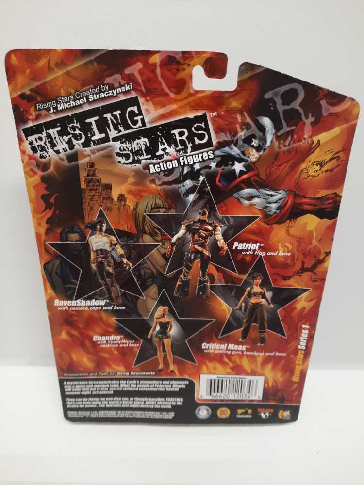 Chandra (Glow-in-the-dark) - Palisades (Rising Stars: 6”) action figure collectible [Barcode 666620120346] - Main Image 2