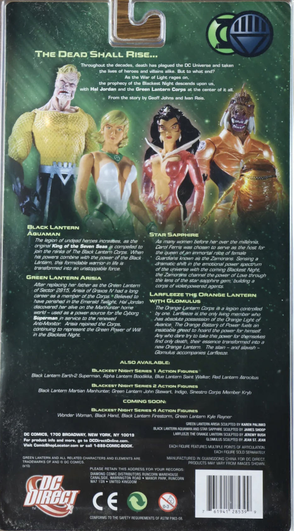 DC Direct (2010) (194x03) Green Lantern Arisia - DC Direct (Blackest Night Series: 3) action figure collectible - Main Image 4