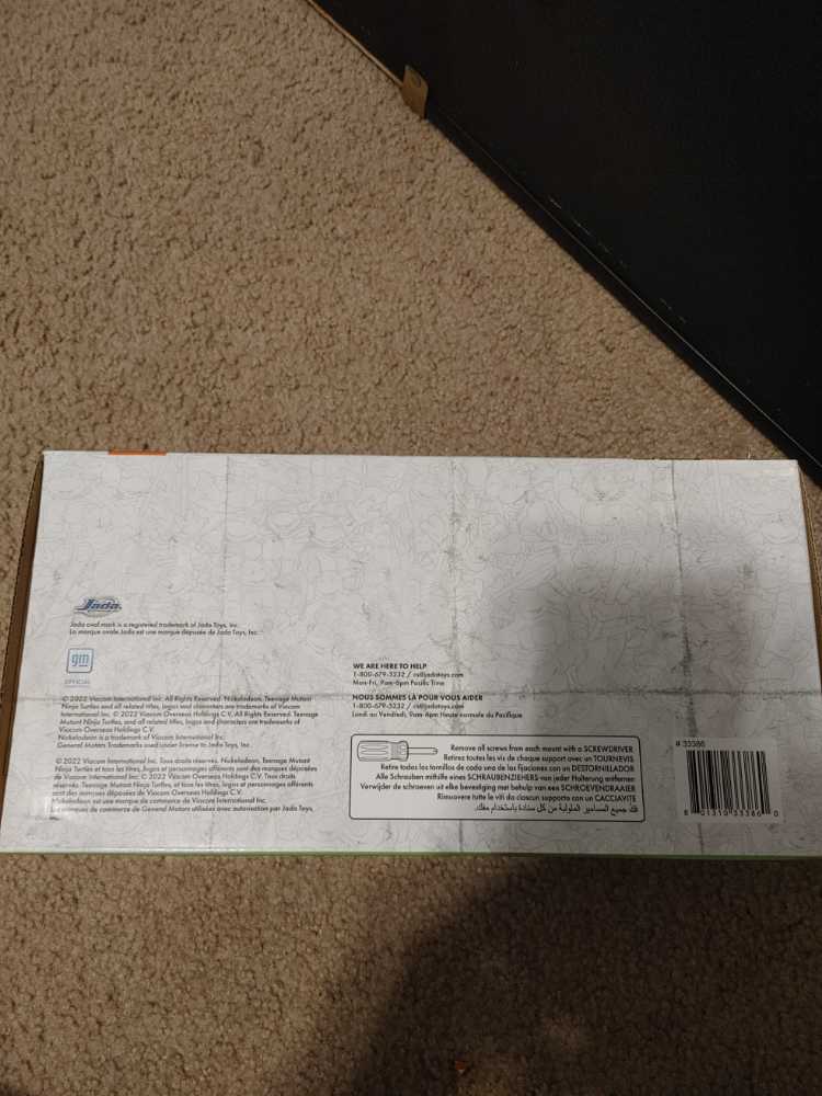 Jada 1:24 Teenage Mutant Ninja Turtles: Raphael & 1967 Chevy Camaro Die-cast - JADA TOYS, Inc. (Teenage Mutant Ninja Turtles) action figure collectible [Barcode 801310333860] - Main Image 4