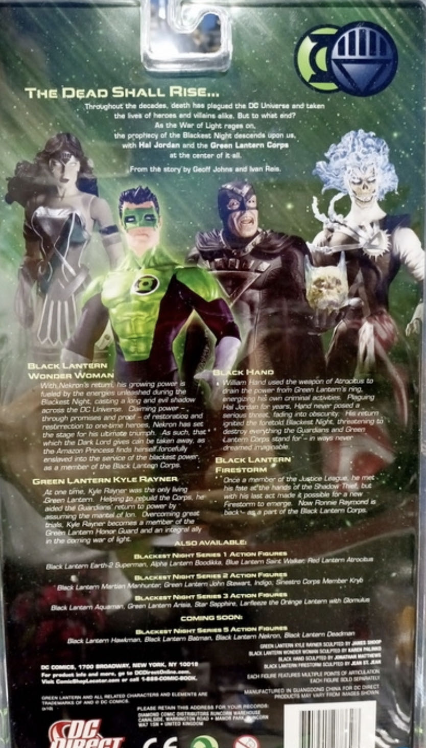 DC Direct (2010) (196x03) Green Lantern Kyle Rayner - DC Direct (Blackest Night Series: 4) action figure collectible - Main Image 4