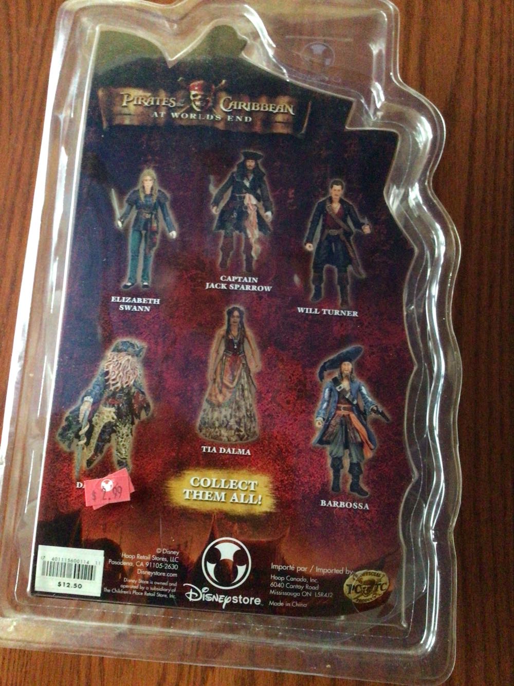 Pirates Of The Caribbean At World’s End Captain Jack Sparrow - Disney (made in China) (Pirates Of The Caribbean At World’s End) action figure collectible - Main Image 2