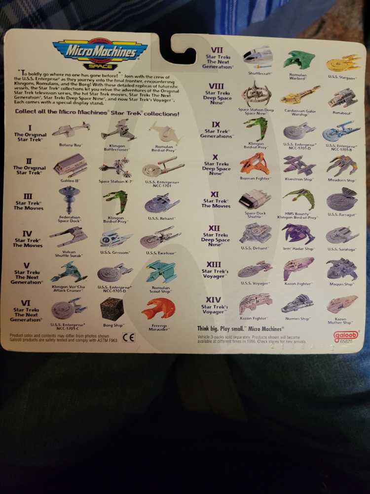 XII - Star Trek: Deep Space Nine - Galoob (Micro Machines - Star Trek) action figure collectible [Barcode 047246661275] - Main Image 2