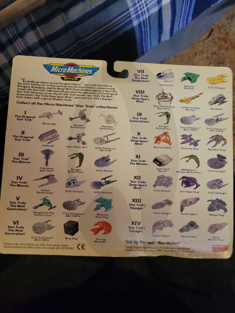XI - Star Trek The Movies - Galoob (Micro Machines - Star Trek) action figure collectible [Barcode 047246661268] - Main Image 2