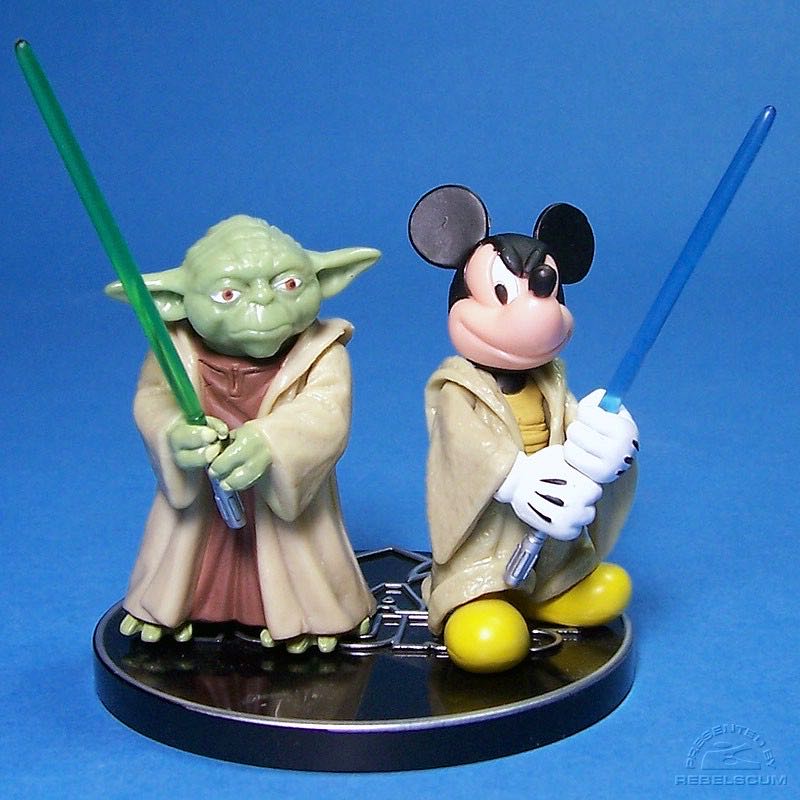 Jedi Mickey & Yoda - Hasbro (Star Wars - Star Tours) action figure collectible [Barcode 400127175115] - Main Image 4