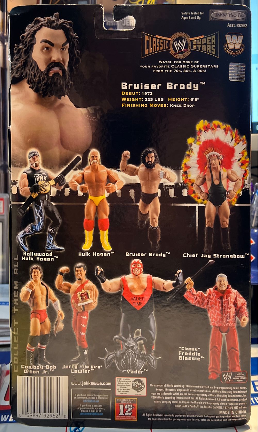 Bruiser Brody - Jacks Pacific (WWE) action figure collectible - Main Image 2