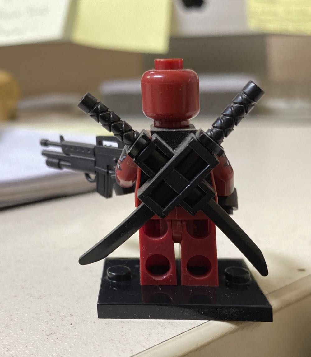 Deadpool Lego Mini Fig - Lego action figure collectible - Main Image 2