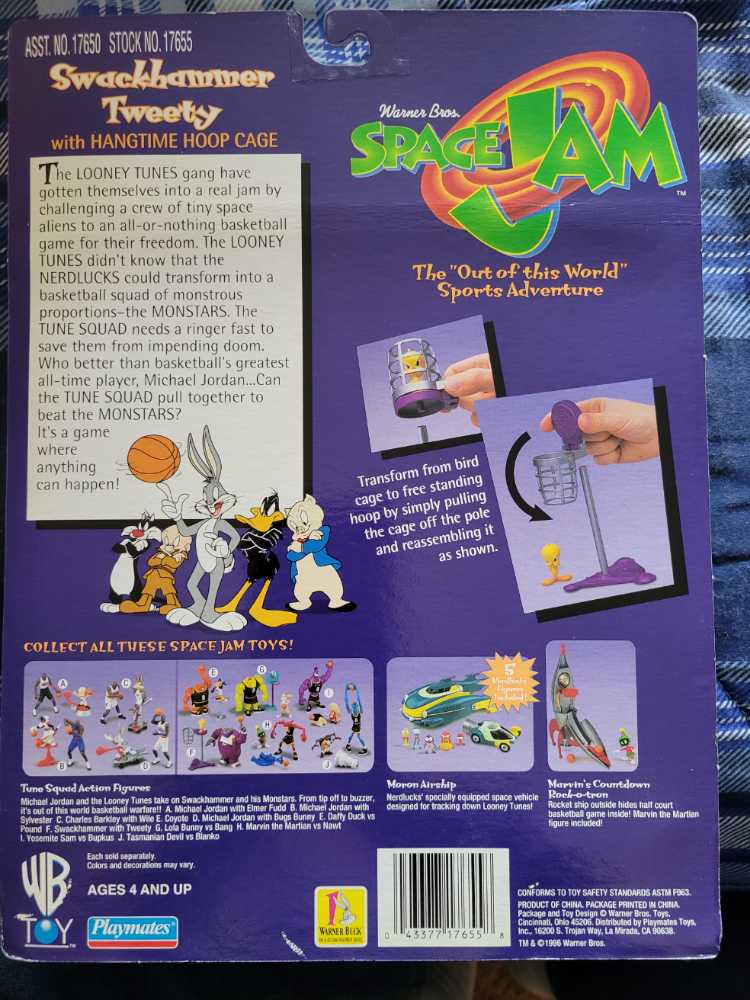 Space Jam: Swackhammer / Tweety - Playmates (Space Jam) action figure collectible - Main Image 2
