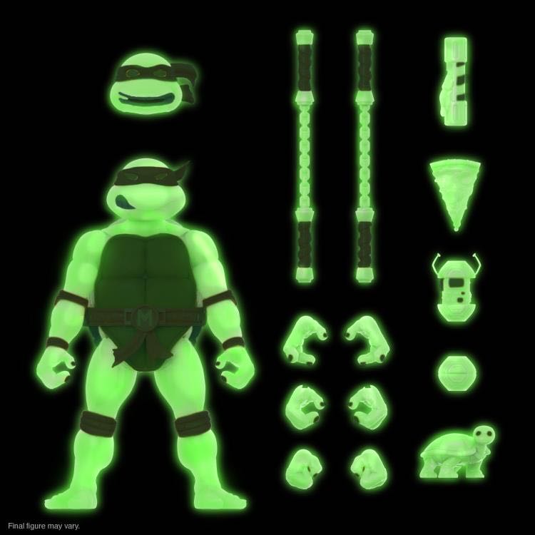 Super 7 - Michelangelo (Mutagen Glow) - Super7 (Teenage Mutant Ninja Turtles) action figure collectible [Barcode 840049830134] - Main Image 3