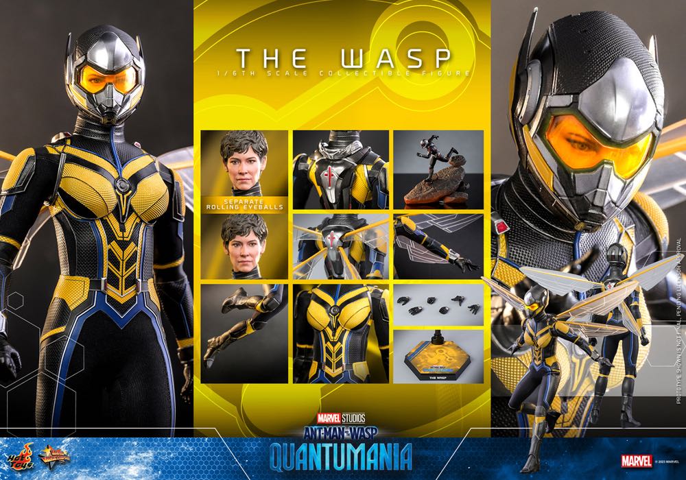 Hot Toys MMS 691 Ant-Man And The Wasp Quantumania The Wasp - Hot Toys (Wasp) action figure collectible - Main Image 3