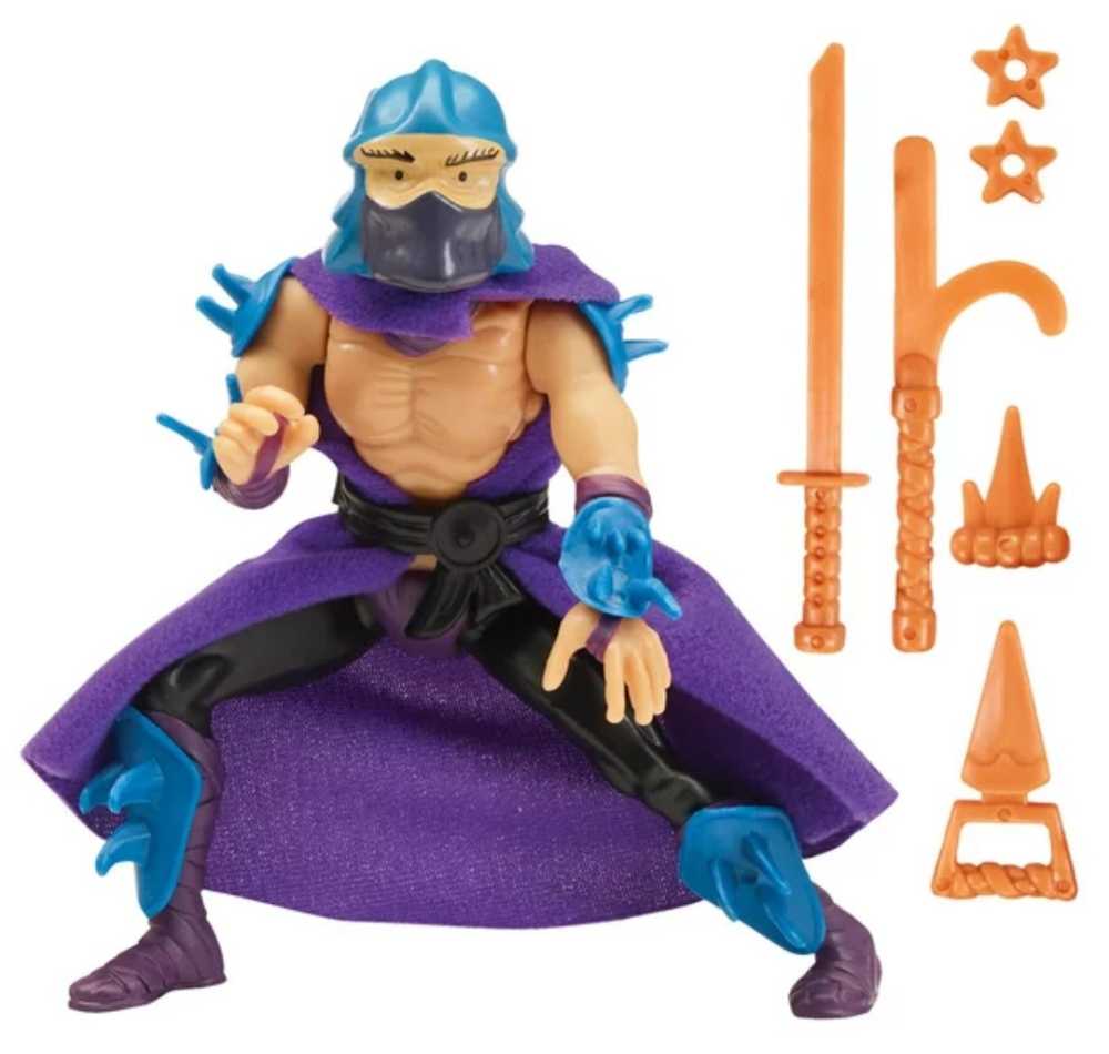 Teenage Mutant Ninja Turtles (2022 Playmates Re-Issue) Shredder - Playmates Toys (TMNT Classic (Reissue)) action figure collectible [Barcode 043377810070] - Main Image 4