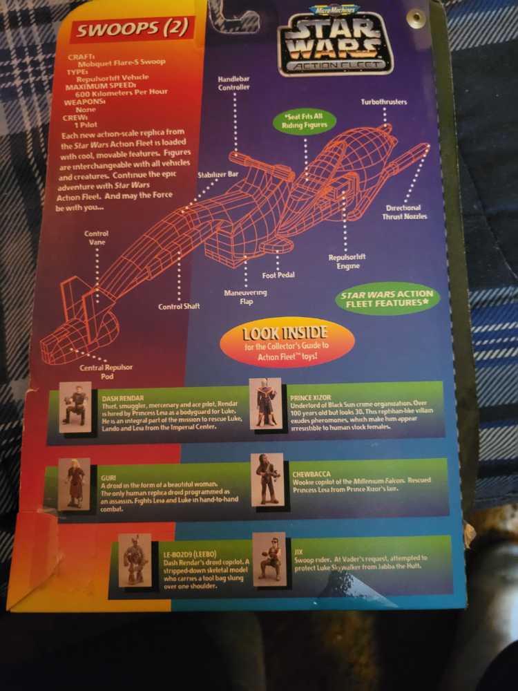 Battle Packs #5: Shadows Of The Empire - Galoob (Star Wars Action Fleet) action figure collectible [Barcode 047246680153] - Main Image 2