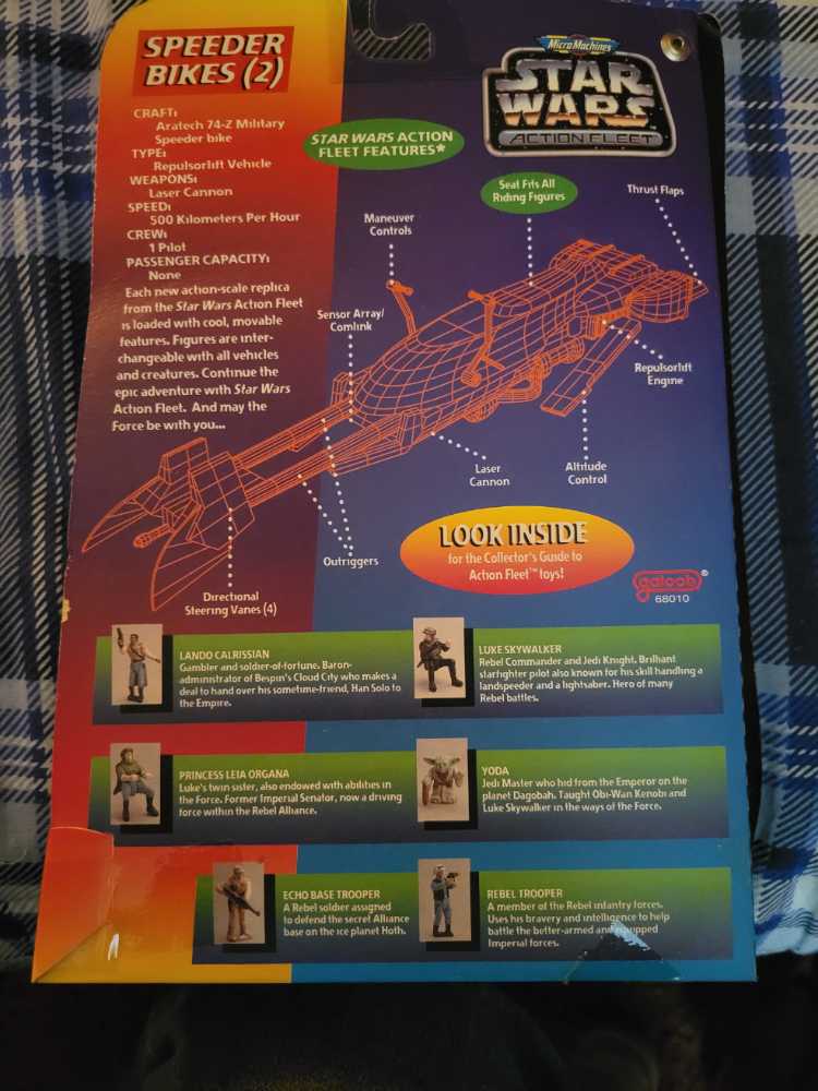 Battle Packs #1 - Rebel Alliance - Galoob (Star Wars Action Fleet) action figure collectible [Barcode 047246680115] - Main Image 2