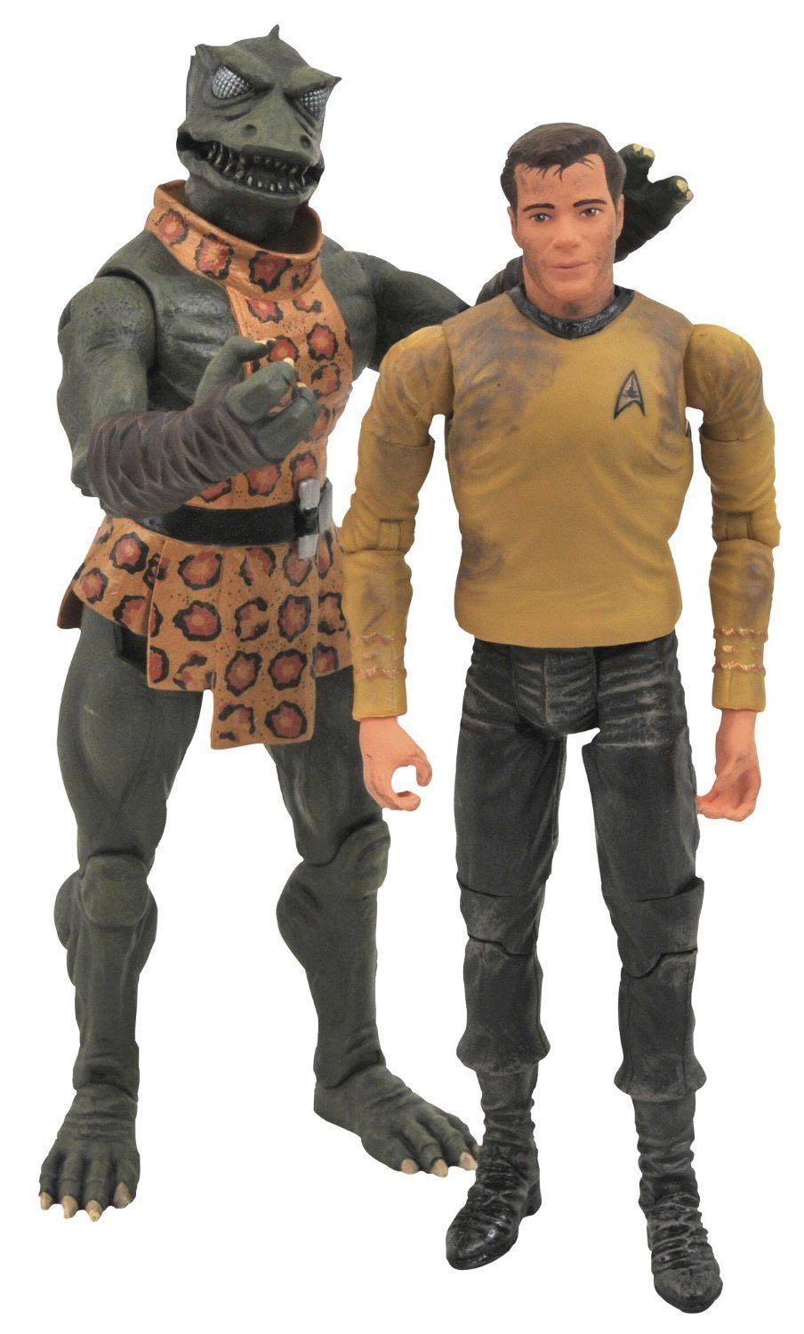 Star Trek Tos Dilithium Collection Kirk & Gorn Action Figure Set Sealed  (Star Trek) action figure collectible [Barcode 699788000175] - Main Image 2