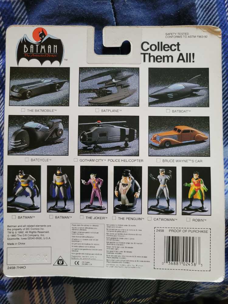 Batman TAS: Bruce Wayne’s Car - Ertl (Batman - The Animated Series) action figure collectible [Barcode 036881024583] - Main Image 2