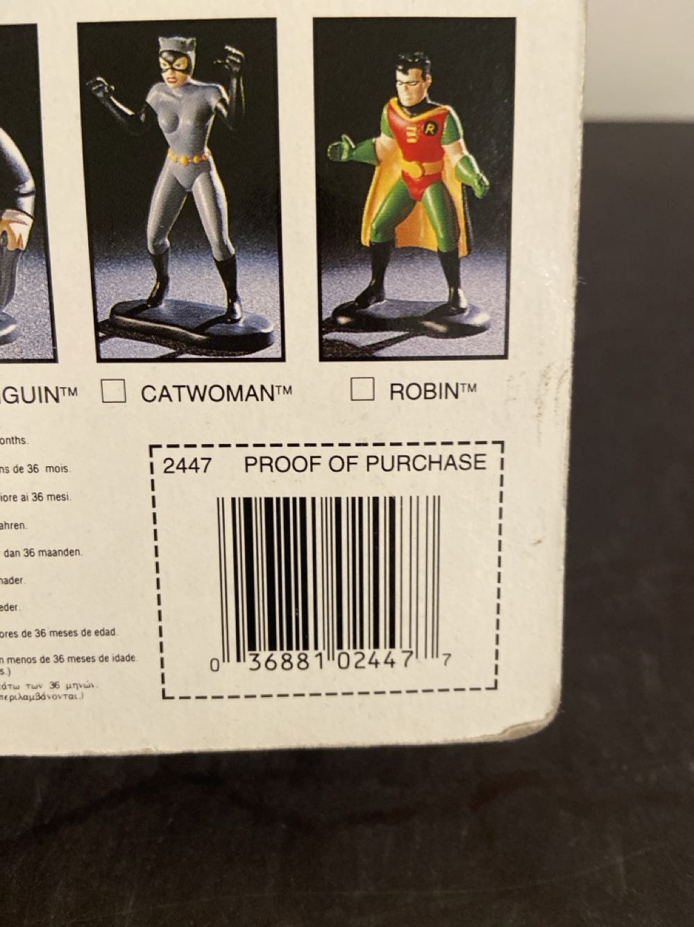 Batman: The Animated Series - Die-Cast Metal Batplane - Etrl (Batman - The Animated Series) action figure collectible [Barcode 036881024477] - Main Image 4