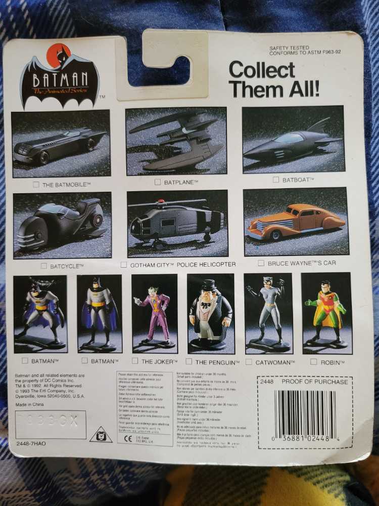 Batman TAS: Batboat  - Ertl (Batman - The Animated Series) action figure collectible [Barcode 036881024484] - Main Image 2