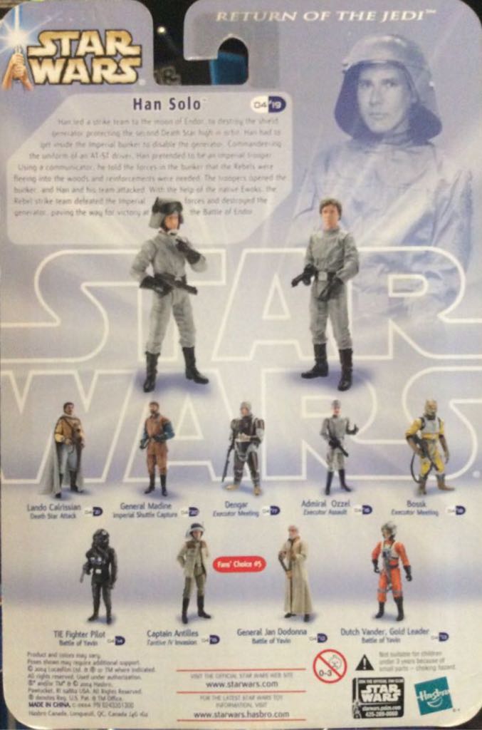 Han Solo (Endor Strike) - Hasbro (Saga 3.75” 2002- 2004) action figure collectible - Main Image 2